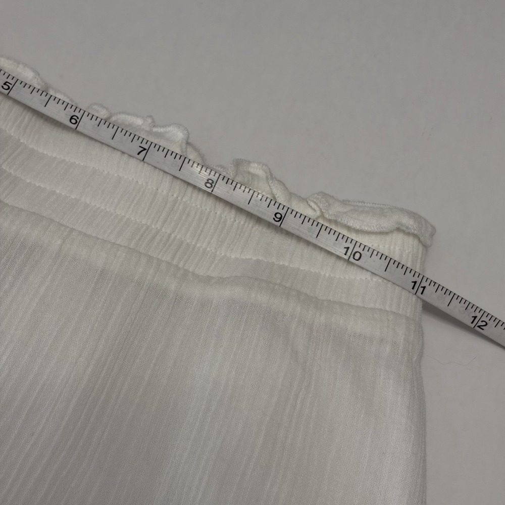 Tiered Cottagecore 100% Cotton Maxi Skirt Girls M Coastal Beach Vacation Capsule - Picture 5 of 8